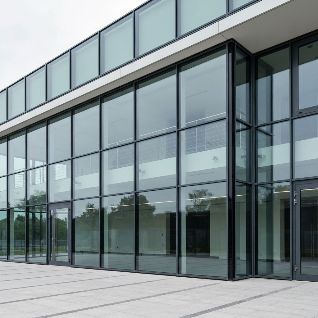 Premium glass installation showcase