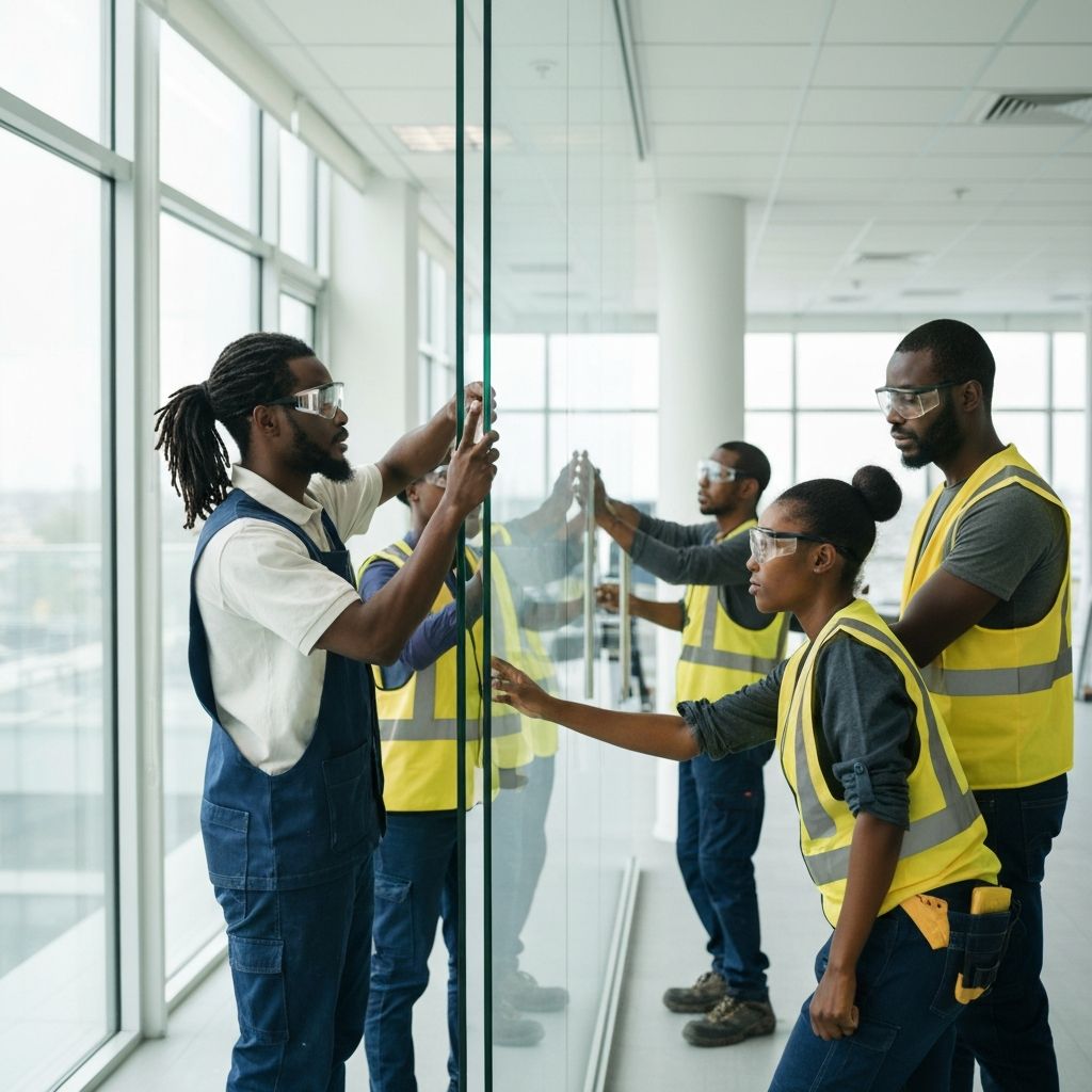 Professional installation team